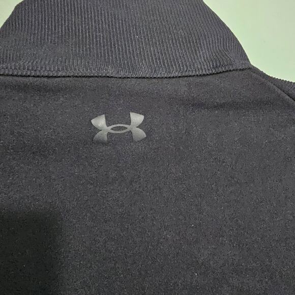 Under Armour Black Zip Up Athletic Lightweight Jacket Size XL - Picture 3 of 8